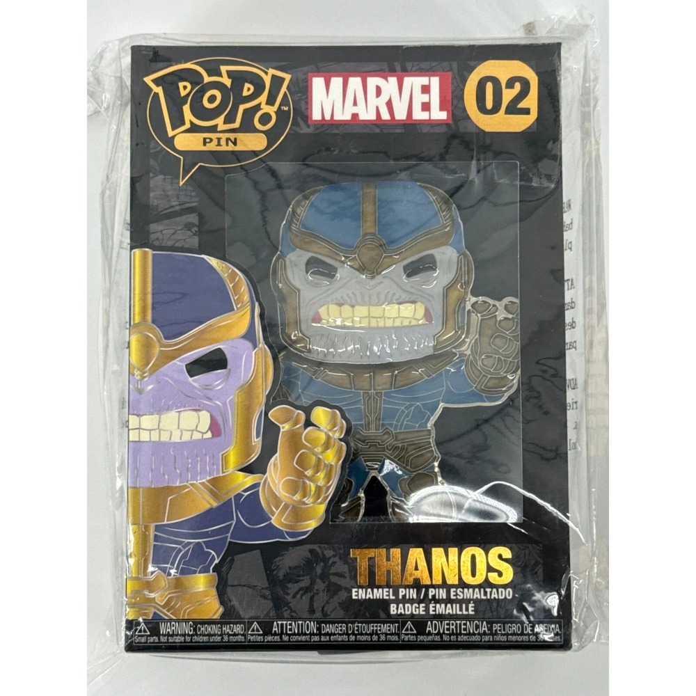 Funko Pop! Pin Marvel Thanos #02 Enamel w/ Stand Collector